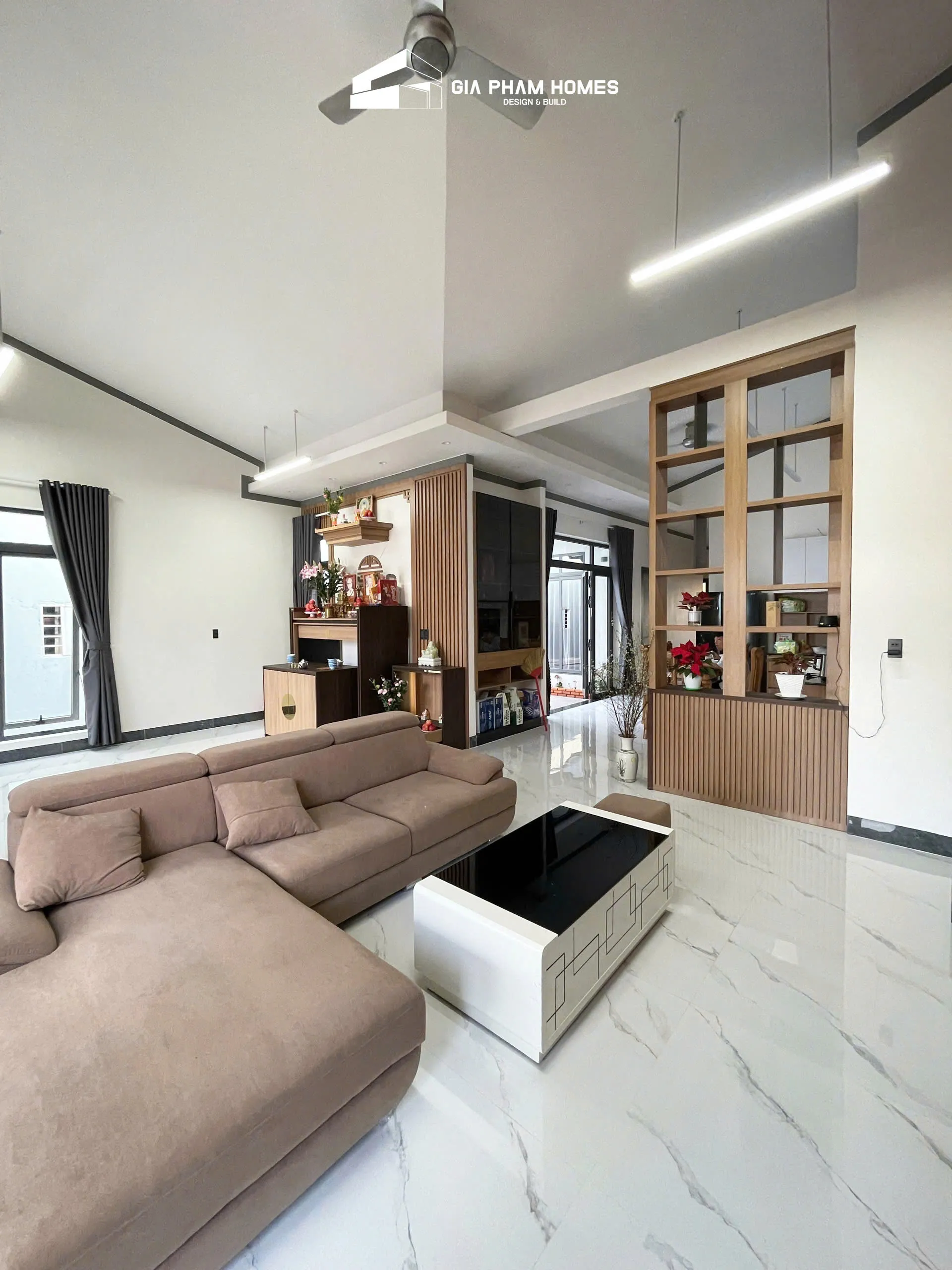 Kiến Trúc Nội Thất Nhà Cấp 4 Nông Thôn: Nhà Cô Trúc - Bình Thuận - 17 | THI CÔNG XÂY DỰNG - SẢN XUẤT, LẮP ĐẶT NỘI THẤT: NHÀ Ở, VĂN PHÒNG, KHÁCH SẠN... - GIA PHAM HOMES Design & Construction