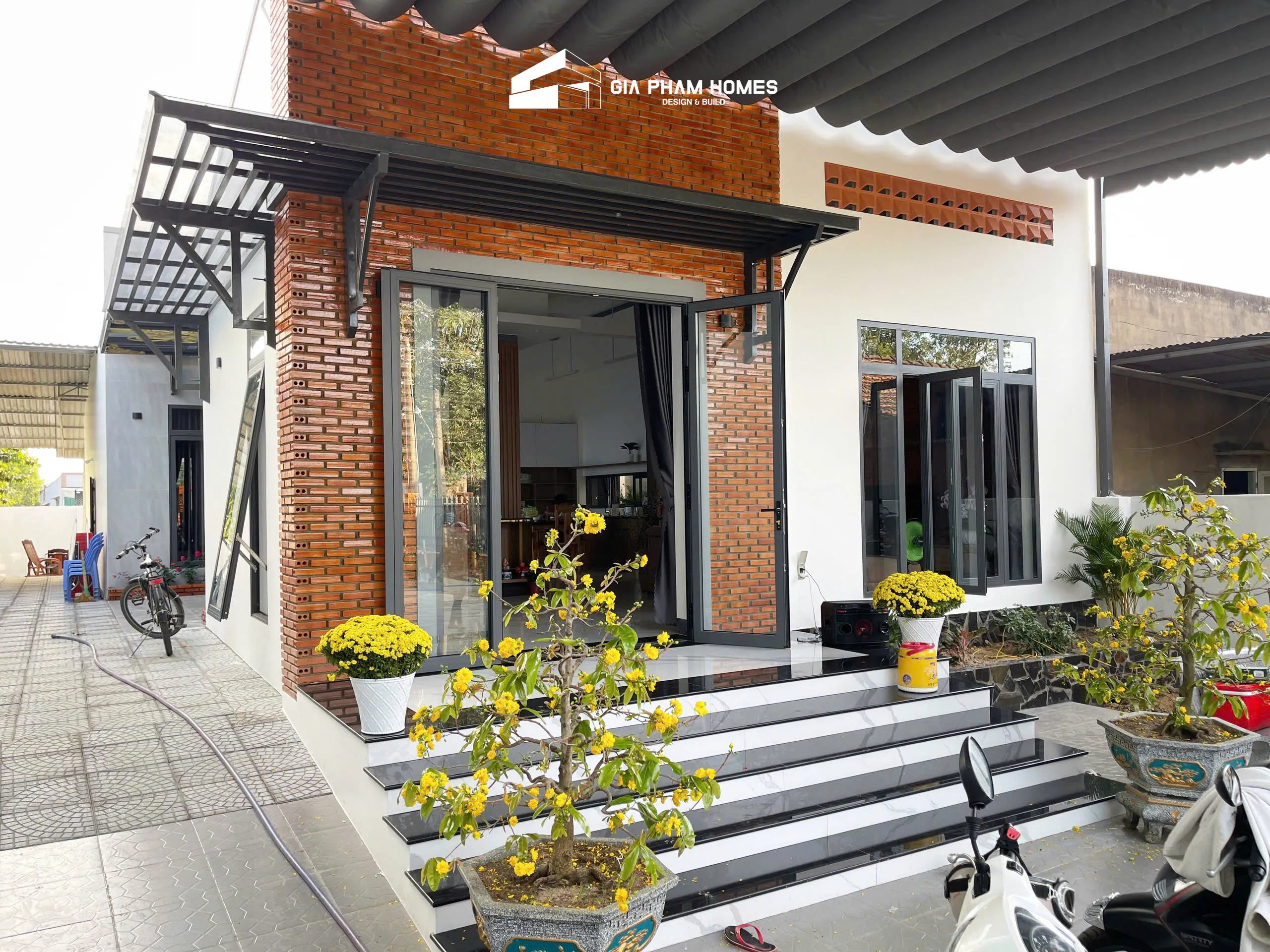 Kiến Trúc Nội Thất Nhà Cấp 4 Nông Thôn: Nhà Cô Trúc - Bình Thuận - 6 | THI CÔNG XÂY DỰNG - SẢN XUẤT, LẮP ĐẶT NỘI THẤT: NHÀ Ở, VĂN PHÒNG, KHÁCH SẠN... - GIA PHAM HOMES Design & Construction