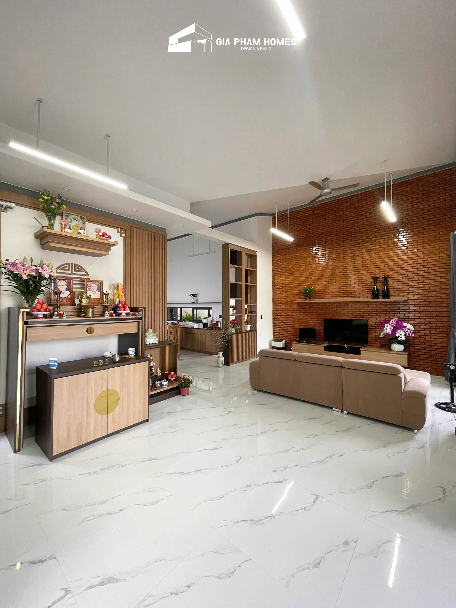 Kiến Trúc Nội Thất Nhà Cấp 4 Nông Thôn: Nhà Cô Trúc - Bình Thuận - 18 | THI CÔNG XÂY DỰNG - SẢN XUẤT, LẮP ĐẶT NỘI THẤT: NHÀ Ở, VĂN PHÒNG, KHÁCH SẠN... - GIA PHAM HOMES Design & Construction