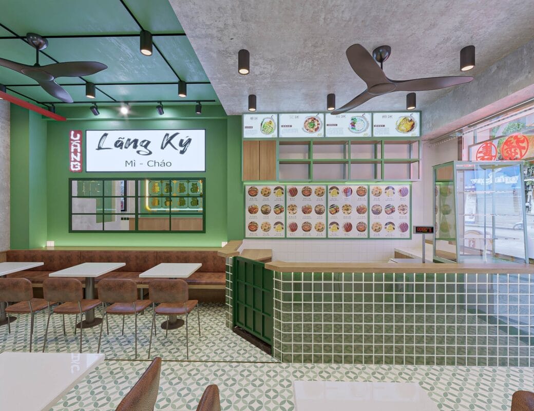 Thiết Kế Nội Thất Nhà Hàng Lãng Ký Mì Gia: Phong Cách Hong Kong Hiện Đại - 2 | THI CÔNG XÂY DỰNG - SẢN XUẤT, LẮP ĐẶT NỘI THẤT: NHÀ Ở, VĂN PHÒNG, KHÁCH SẠN... - GIA PHAM HOMES Design & Construction