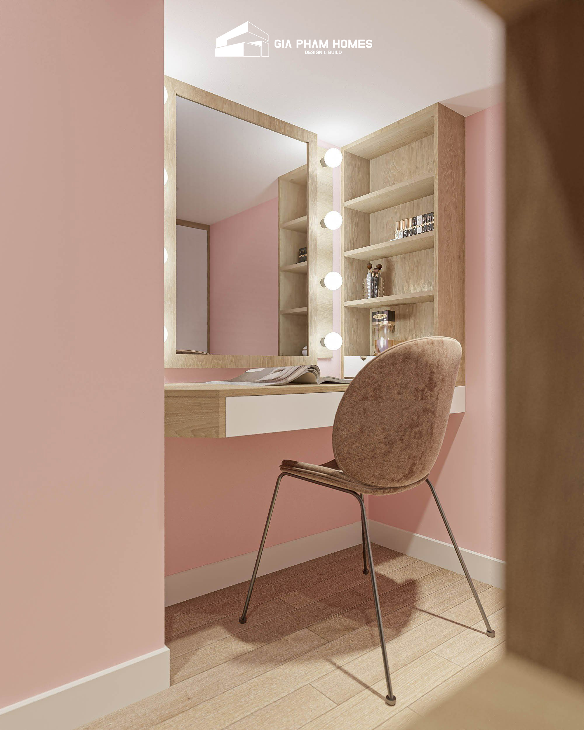 Thiết Kế Chung Cư Mini 2 Phòng Ngủ - 30,8m2 - 58 | THI CÔNG XÂY DỰNG - SẢN XUẤT, LẮP ĐẶT NỘI THẤT: NHÀ Ở, VĂN PHÒNG, KHÁCH SẠN... - GIA PHAM HOMES Design & Construction