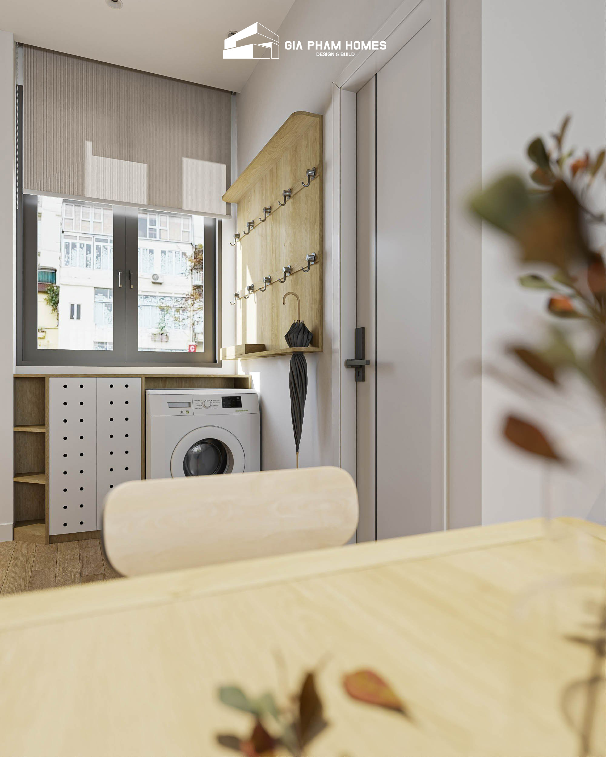 Thiết Kế Chung Cư Mini 2 Phòng Ngủ - 30,8m2 - 46 | THI CÔNG XÂY DỰNG - SẢN XUẤT, LẮP ĐẶT NỘI THẤT: NHÀ Ở, VĂN PHÒNG, KHÁCH SẠN... - GIA PHAM HOMES Design & Construction