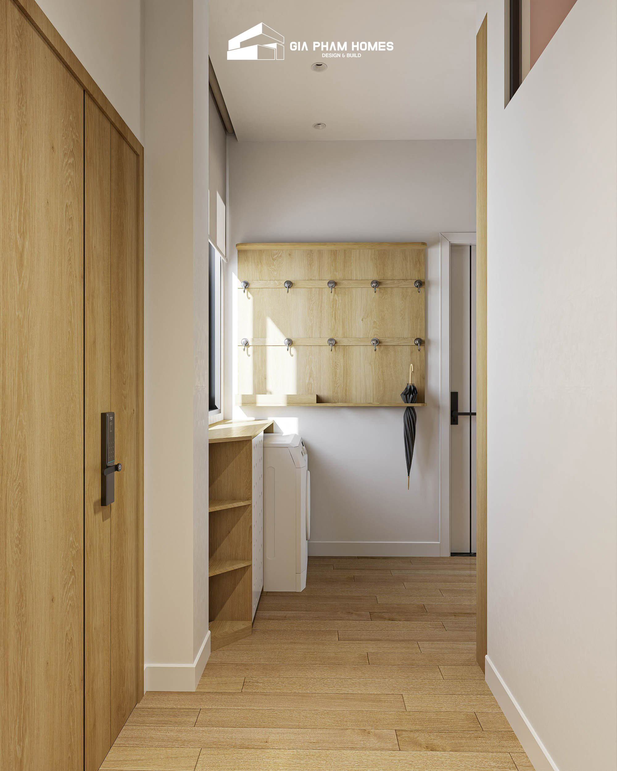 Thiết Kế Chung Cư Mini 2 Phòng Ngủ - 30,8m2 - 44 | THI CÔNG XÂY DỰNG - SẢN XUẤT, LẮP ĐẶT NỘI THẤT: NHÀ Ở, VĂN PHÒNG, KHÁCH SẠN... - GIA PHAM HOMES Design & Construction