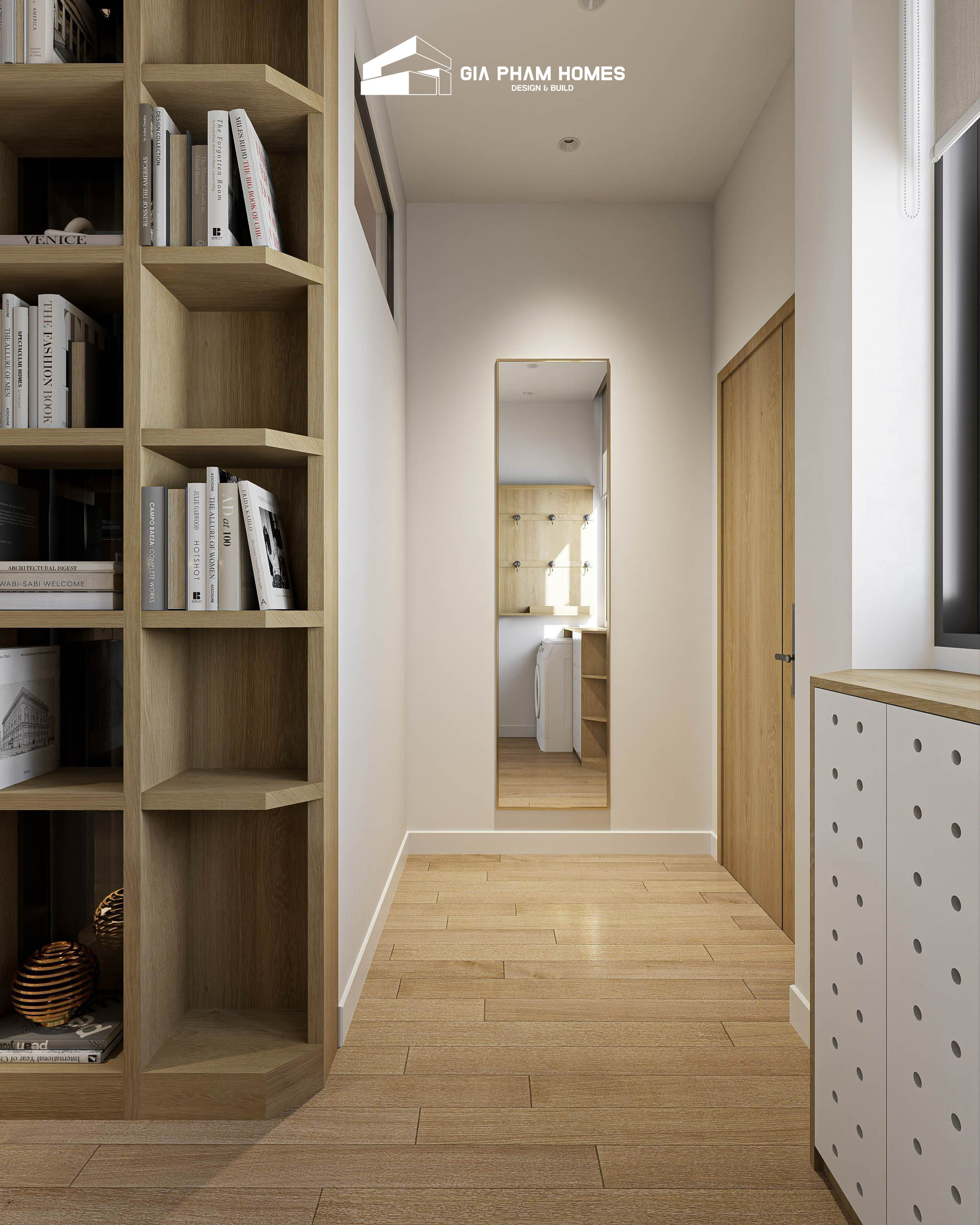 Thiết Kế Chung Cư Mini 2 Phòng Ngủ - 30,8m2 - 45 | THI CÔNG XÂY DỰNG - SẢN XUẤT, LẮP ĐẶT NỘI THẤT: NHÀ Ở, VĂN PHÒNG, KHÁCH SẠN... - GIA PHAM HOMES Design & Construction