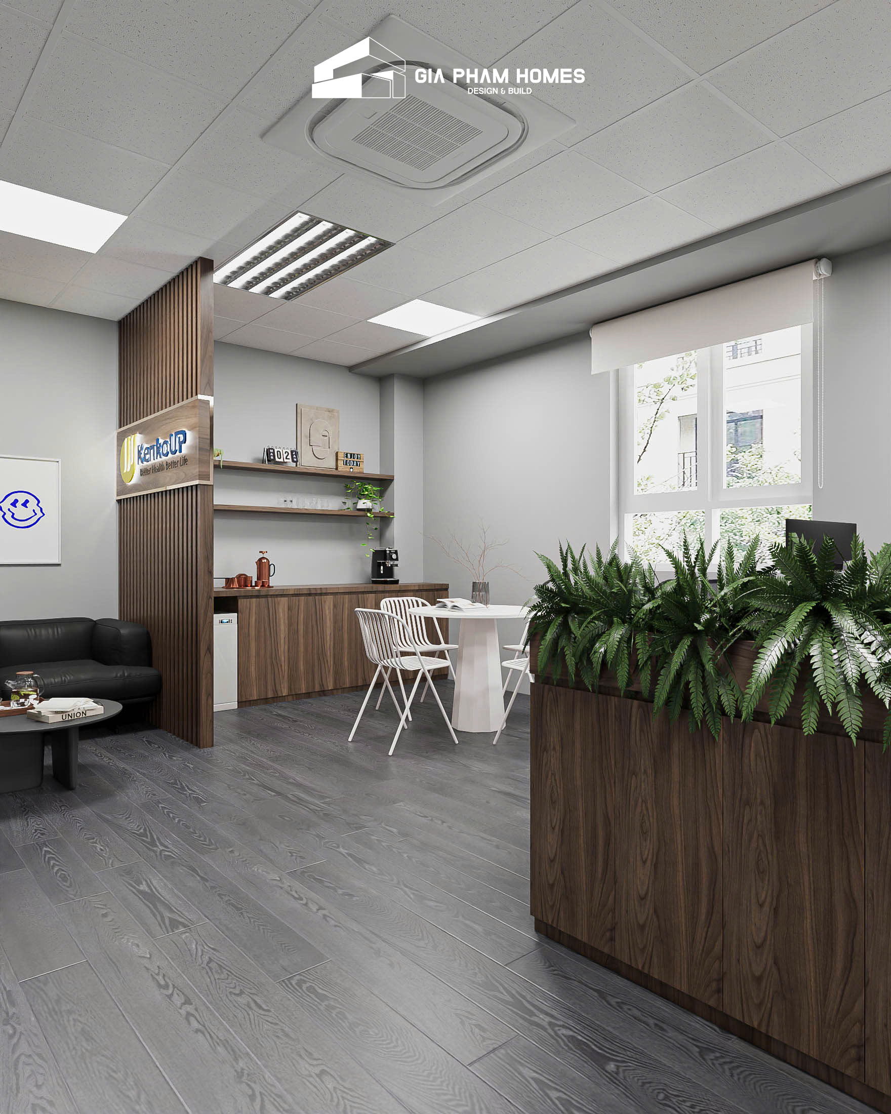 Văn phòng KenkoUp - Quận 1 - 6 | THI CÔNG XÂY DỰNG - SẢN XUẤT, LẮP ĐẶT NỘI THẤT: NHÀ Ở, VĂN PHÒNG, KHÁCH SẠN... - GIA PHAM HOMES Design & Construction