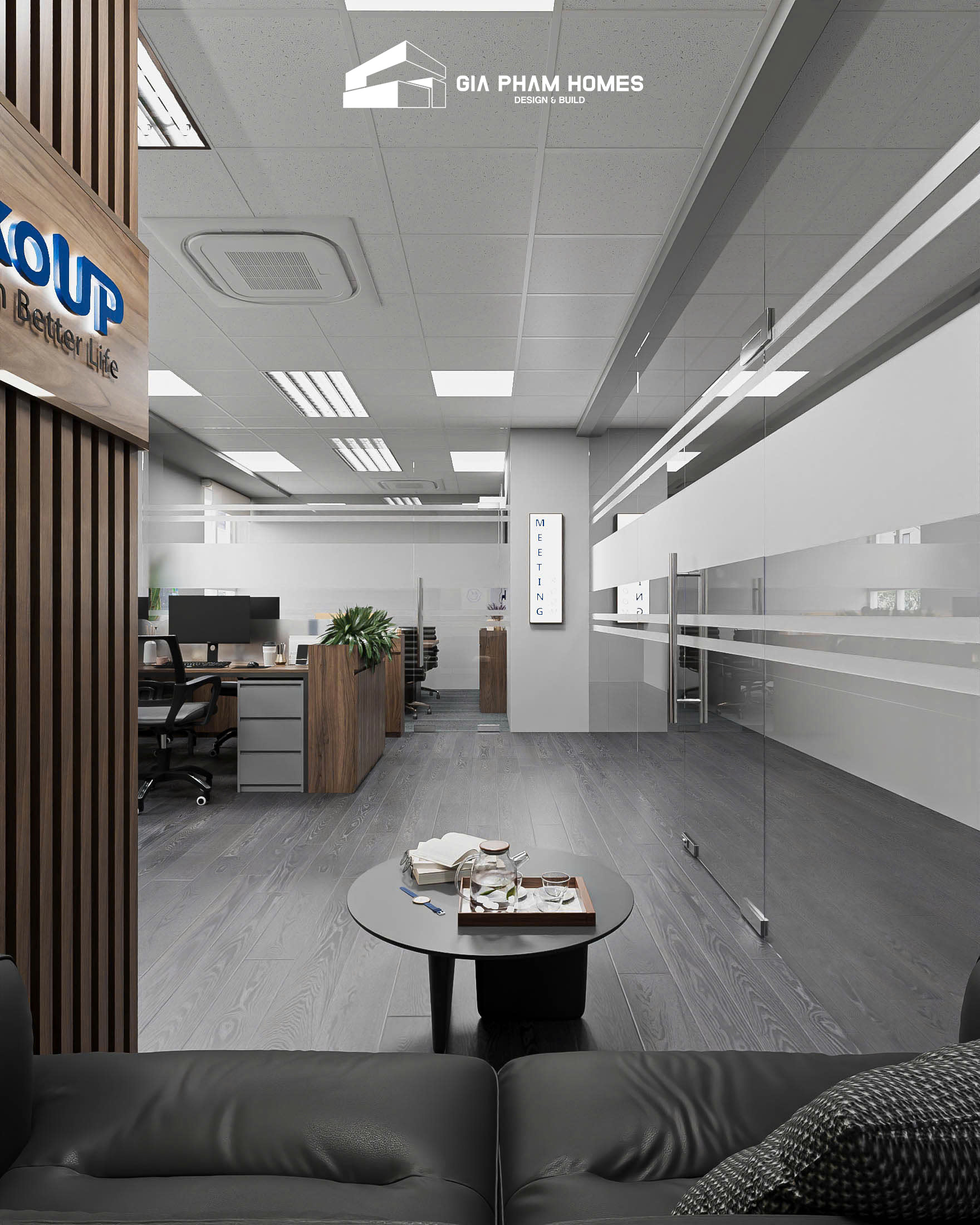 Văn phòng KenkoUp - Quận 1 - 3 | THI CÔNG XÂY DỰNG - SẢN XUẤT, LẮP ĐẶT NỘI THẤT: NHÀ Ở, VĂN PHÒNG, KHÁCH SẠN... - GIA PHAM HOMES Design & Construction
