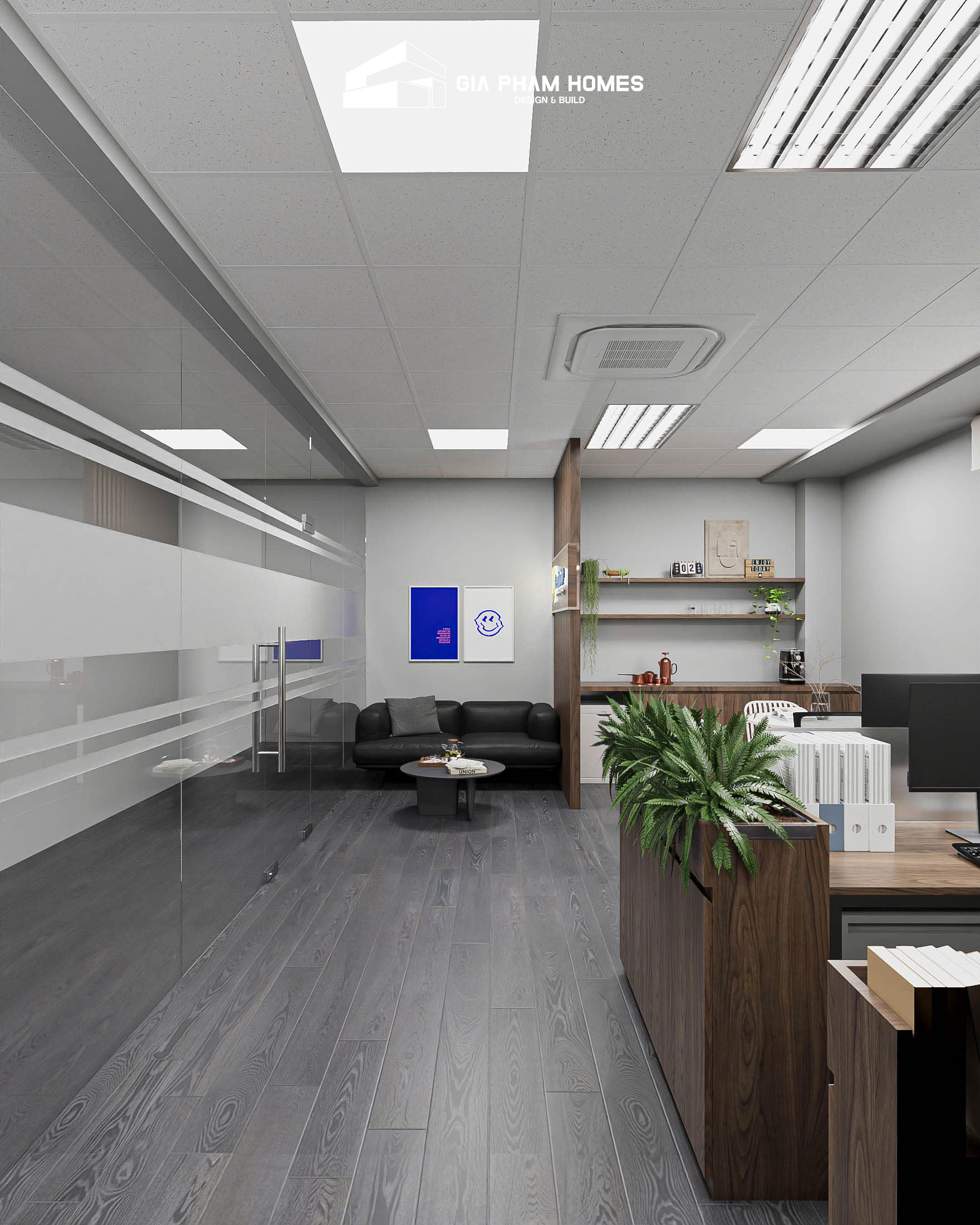 Văn phòng KenkoUp - Quận 1 - 2 | THI CÔNG XÂY DỰNG - SẢN XUẤT, LẮP ĐẶT NỘI THẤT: NHÀ Ở, VĂN PHÒNG, KHÁCH SẠN... - GIA PHAM HOMES Design & Construction