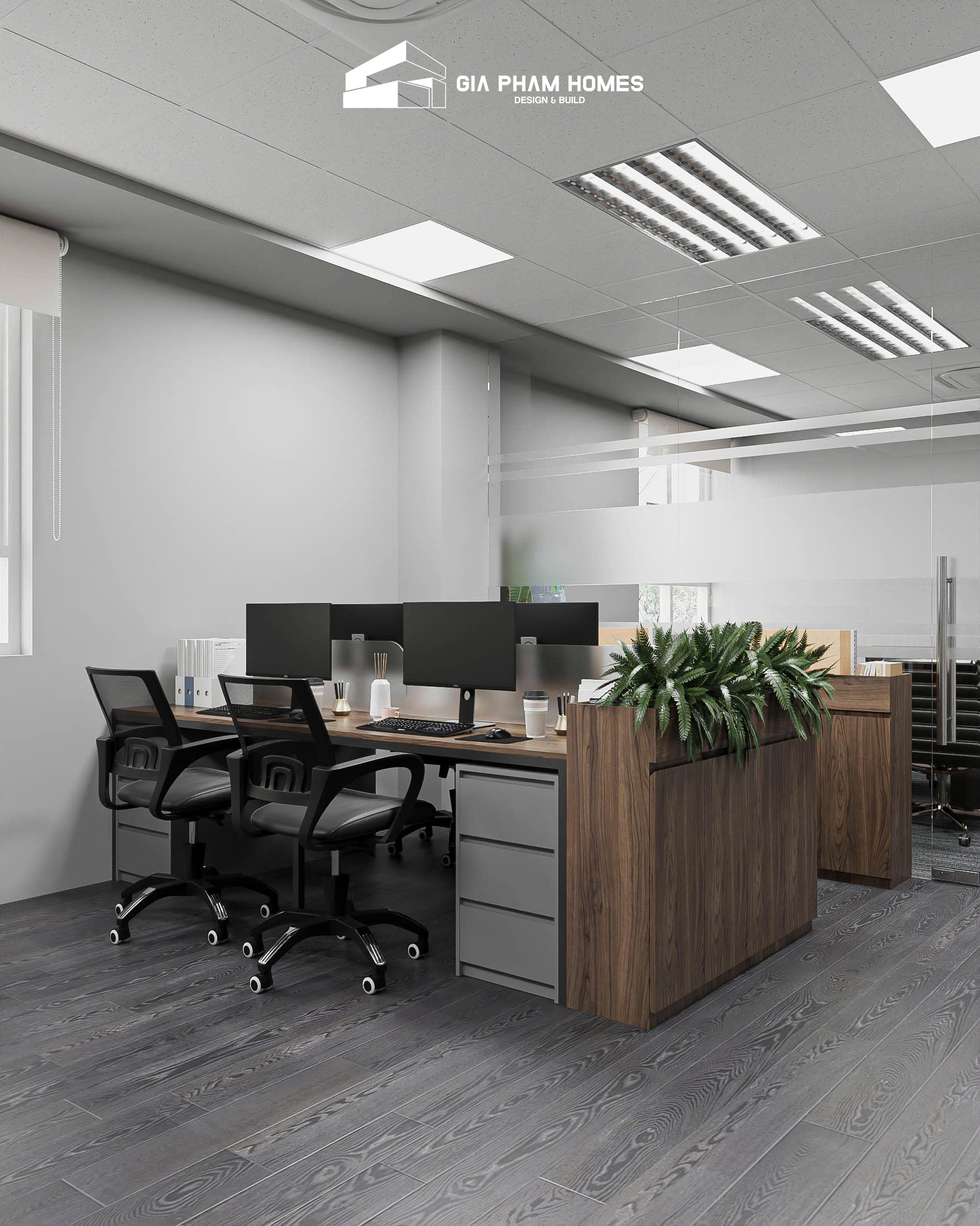 Văn phòng KenkoUp - Quận 1 - 4 | THI CÔNG XÂY DỰNG - SẢN XUẤT, LẮP ĐẶT NỘI THẤT: NHÀ Ở, VĂN PHÒNG, KHÁCH SẠN... - GIA PHAM HOMES Design & Construction