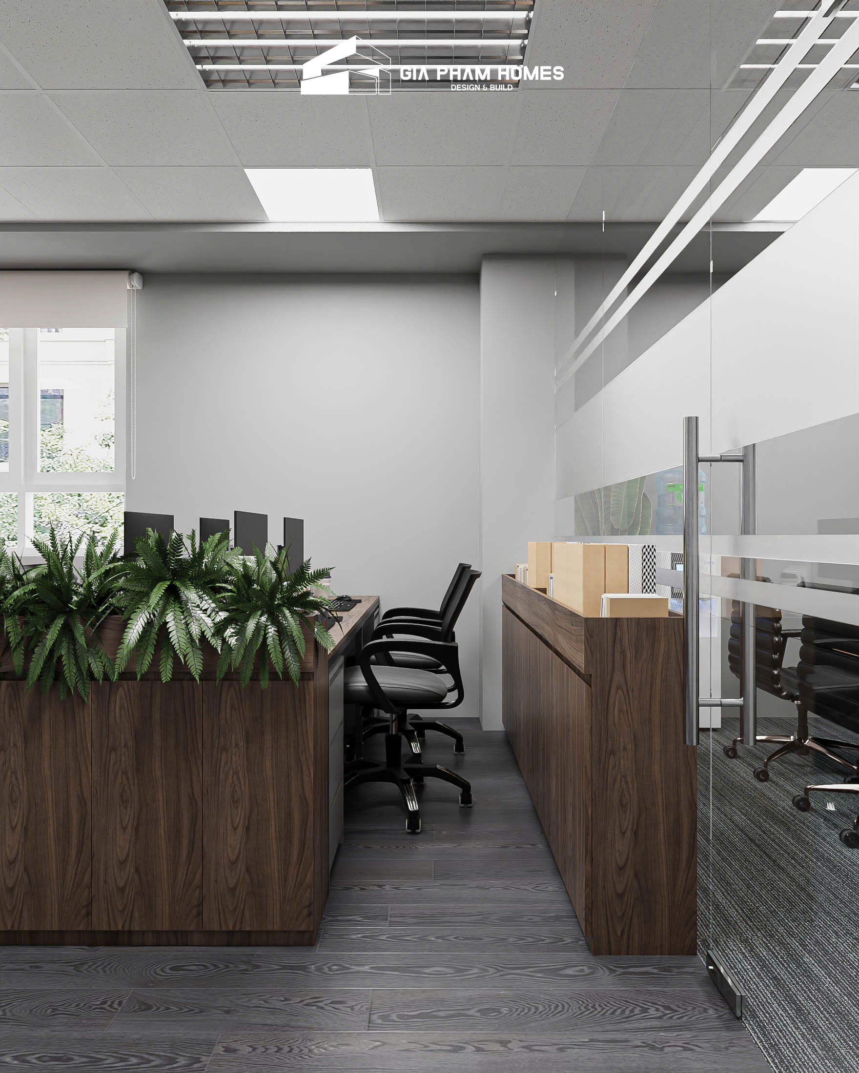 Văn phòng KenkoUp - Quận 1 - 5 | THI CÔNG XÂY DỰNG - SẢN XUẤT, LẮP ĐẶT NỘI THẤT: NHÀ Ở, VĂN PHÒNG, KHÁCH SẠN... - GIA PHAM HOMES Design & Construction