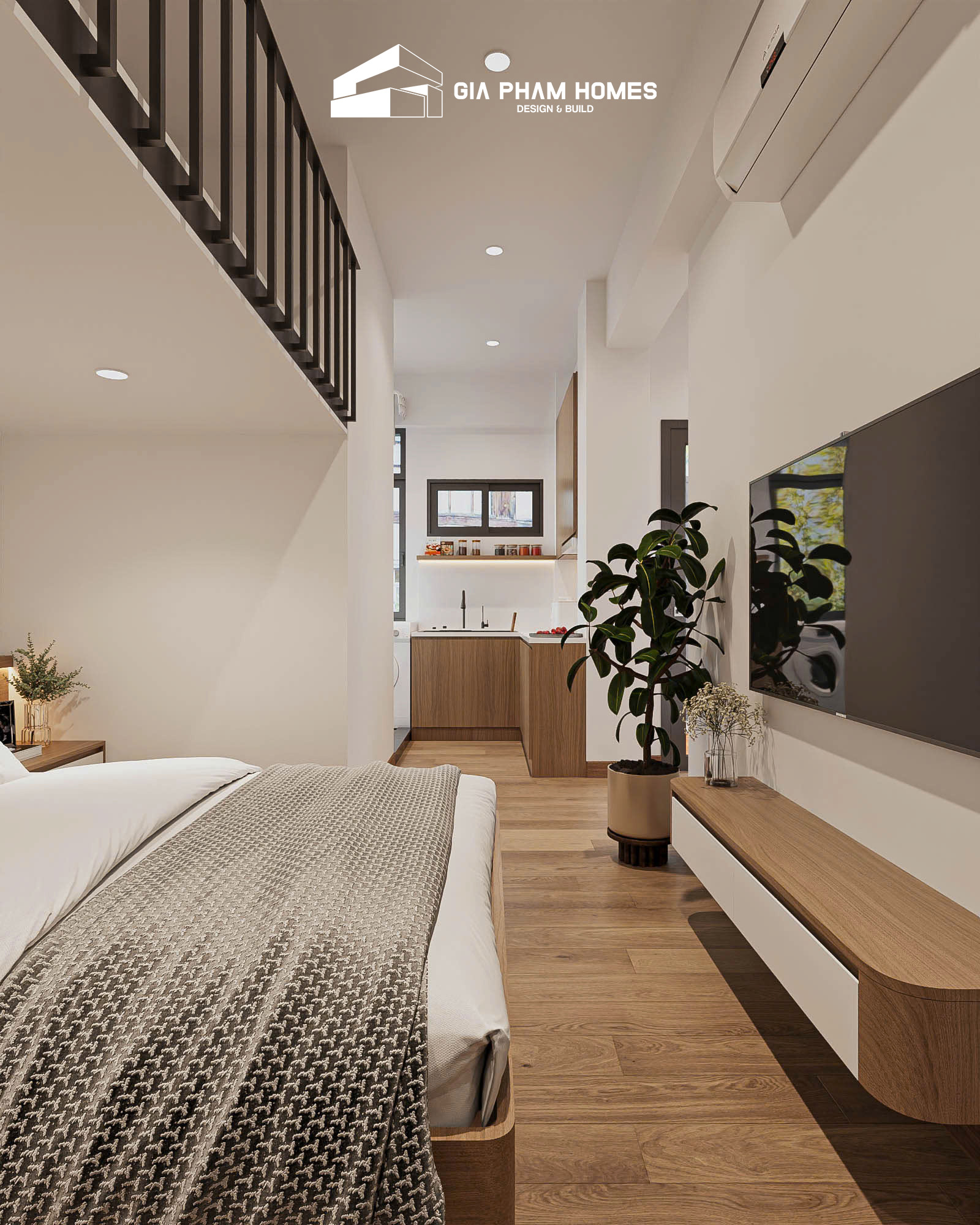 Thiết Kế Chung Cư Mini 30m² - Chung cư 1A1B Nguyễn Đình Chiểu, Quận 1 - 66 | THI CÔNG XÂY DỰNG - SẢN XUẤT, LẮP ĐẶT NỘI THẤT: NHÀ Ở, VĂN PHÒNG, KHÁCH SẠN... - GIA PHAM HOMES Design & Construction