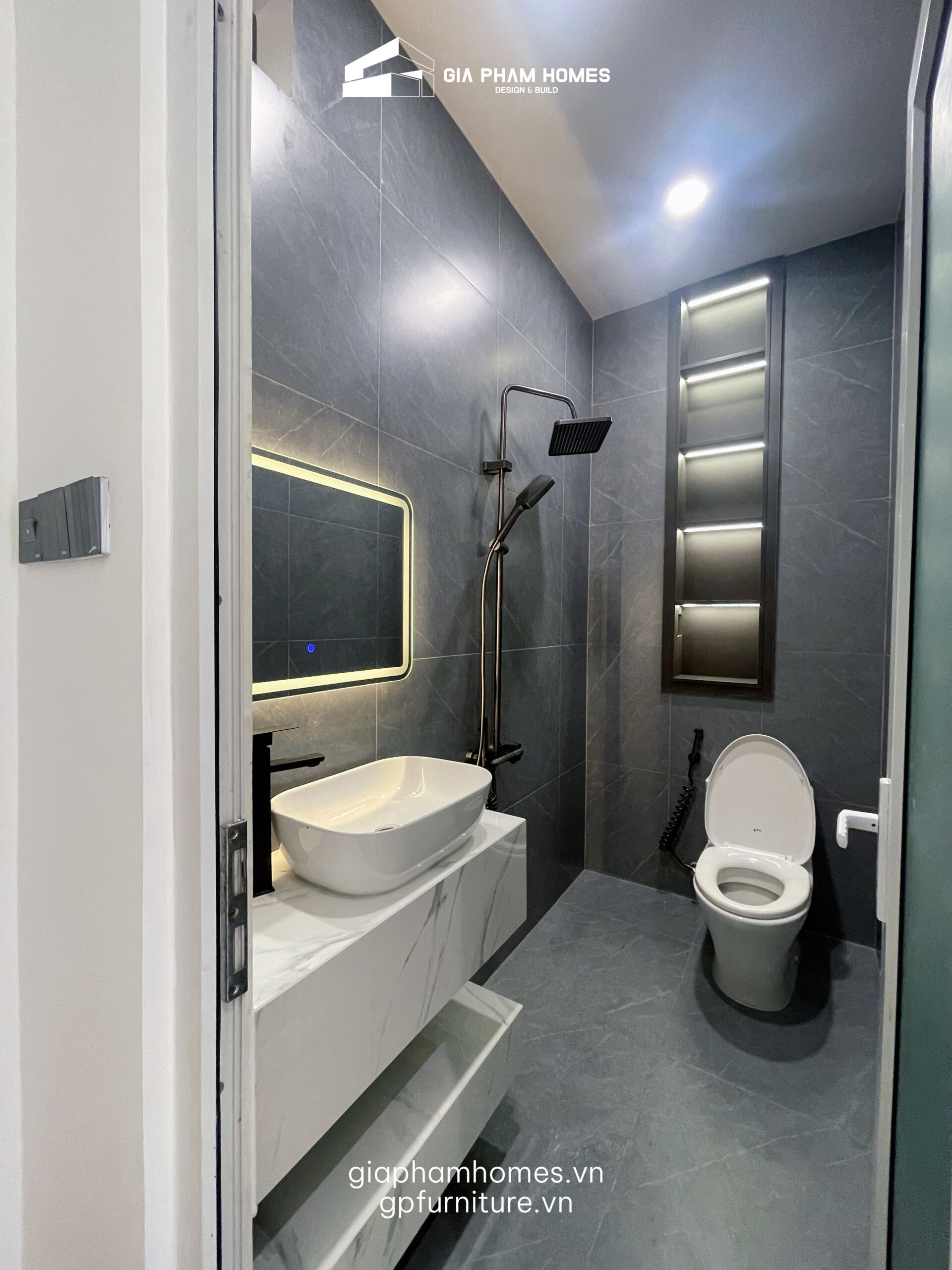 Thi Công Nội Thất Nhà Phố Gò Vấp – Vẻ Đẹp Hiện Đại - 40 | THI CÔNG XÂY DỰNG - SẢN XUẤT, LẮP ĐẶT NỘI THẤT: NHÀ Ở, VĂN PHÒNG, KHÁCH SẠN... - GIA PHAM HOMES Design & Construction