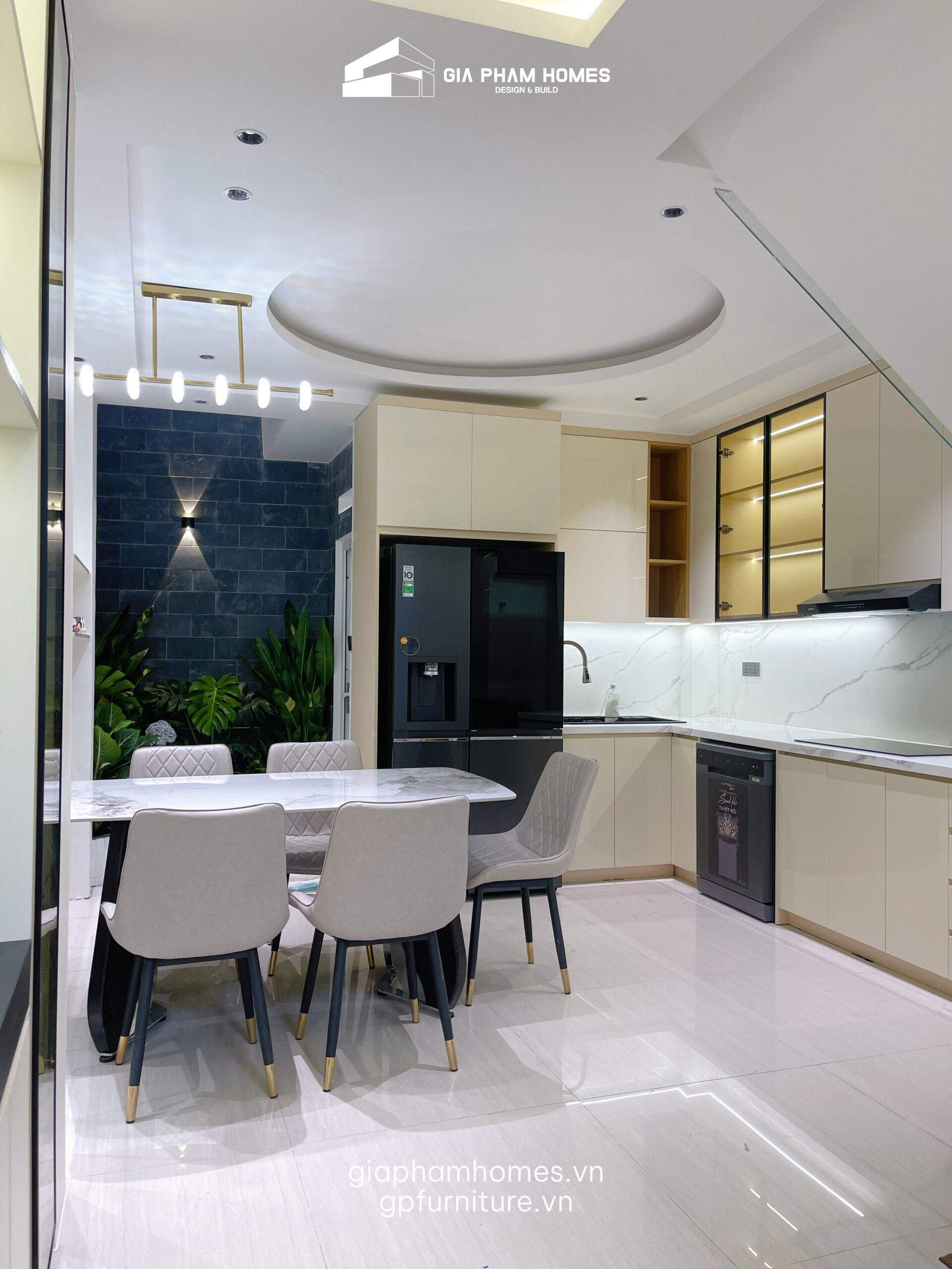 Thi Công Nội Thất Nhà Phố Gò Vấp – Vẻ Đẹp Hiện Đại - 2 | THI CÔNG XÂY DỰNG - SẢN XUẤT, LẮP ĐẶT NỘI THẤT: NHÀ Ở, VĂN PHÒNG, KHÁCH SẠN... - GIA PHAM HOMES Design & Construction