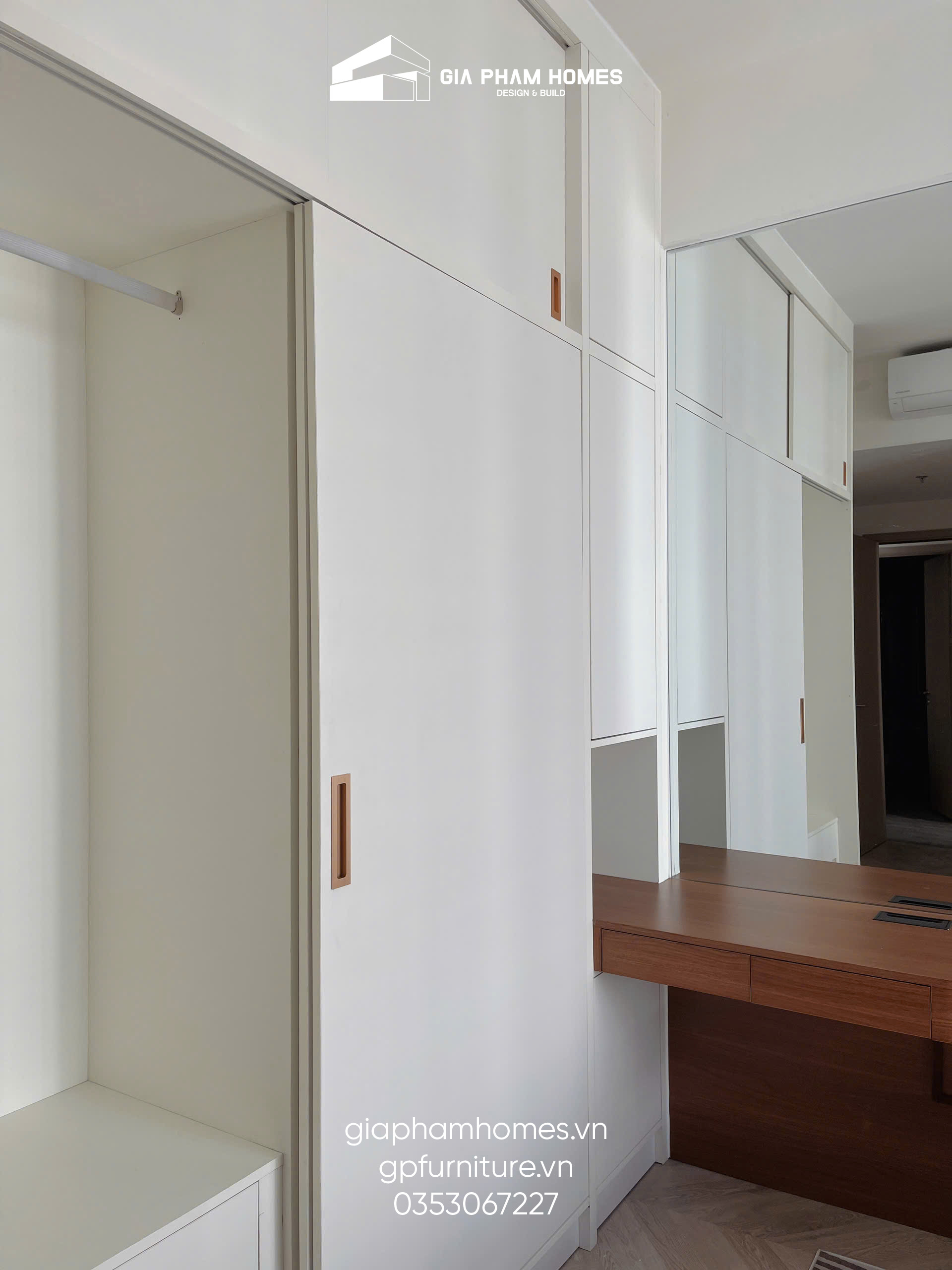 Thực Tế Thi Công Nội Thất Căn Hộ Vinhomes Grand Park - 13 | THI CÔNG XÂY DỰNG - SẢN XUẤT, LẮP ĐẶT NỘI THẤT: NHÀ Ở, VĂN PHÒNG, KHÁCH SẠN... - GIA PHAM HOMES Design & Construction