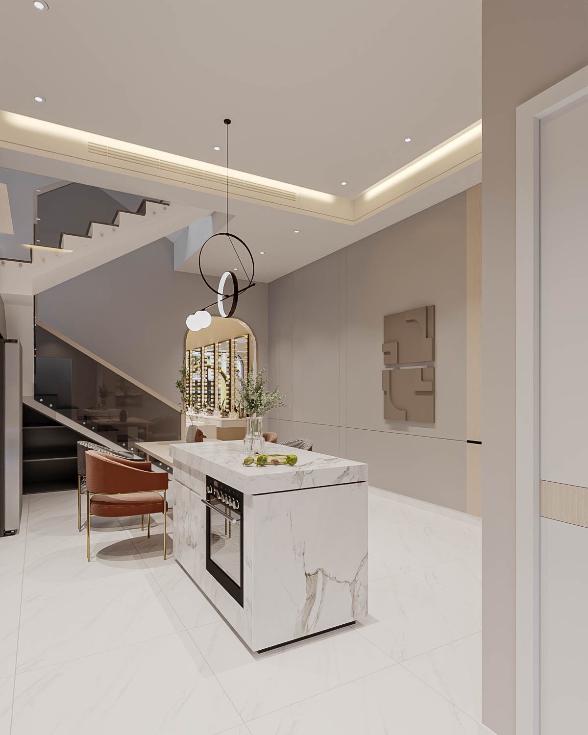 Nội Thất Shophouse Thắm Ruby – Thiết Kế Shop Và Nhà Ở Kết Hợp Sang Trọng - 10 | THI CÔNG XÂY DỰNG - SẢN XUẤT, LẮP ĐẶT NỘI THẤT: NHÀ Ở, VĂN PHÒNG, KHÁCH SẠN... - GIA PHAM HOMES Design & Construction