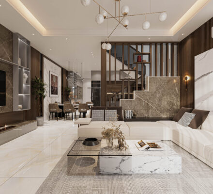 Nhà Phố 2 Tầng Chị Vy - Quảng Ngãi | Thiết Kế Kiến Trúc & Nội Thất Hiện Đại - 6 | THI CÔNG XÂY DỰNG - SẢN XUẤT, LẮP ĐẶT NỘI THẤT: NHÀ Ở, VĂN PHÒNG, KHÁCH SẠN... - GIA PHAM HOMES Design & Construction