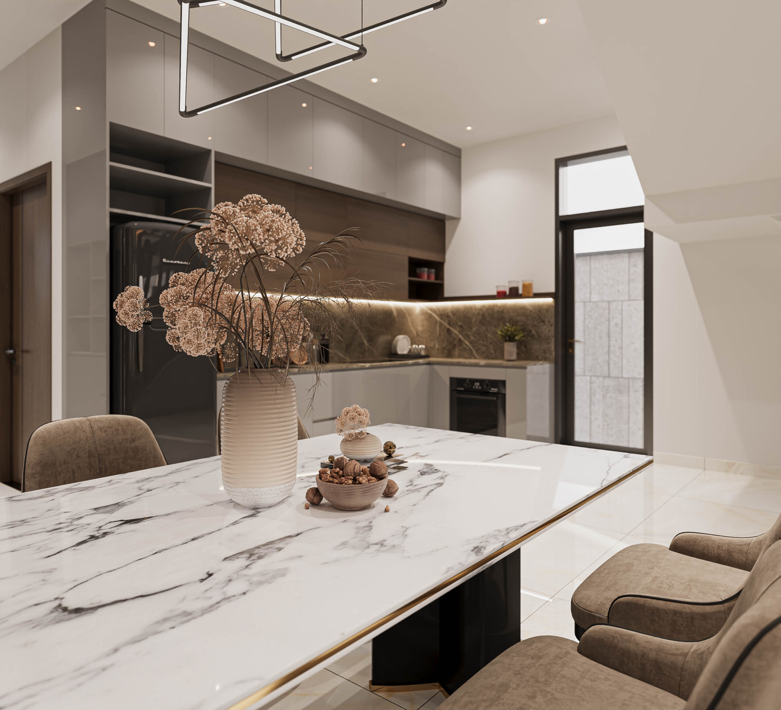 Nhà Phố 2 Tầng Chị Vy - Quảng Ngãi | Thiết Kế Kiến Trúc & Nội Thất Hiện Đại - 3 | THI CÔNG XÂY DỰNG - SẢN XUẤT, LẮP ĐẶT NỘI THẤT: NHÀ Ở, VĂN PHÒNG, KHÁCH SẠN... - GIA PHAM HOMES Design & Construction