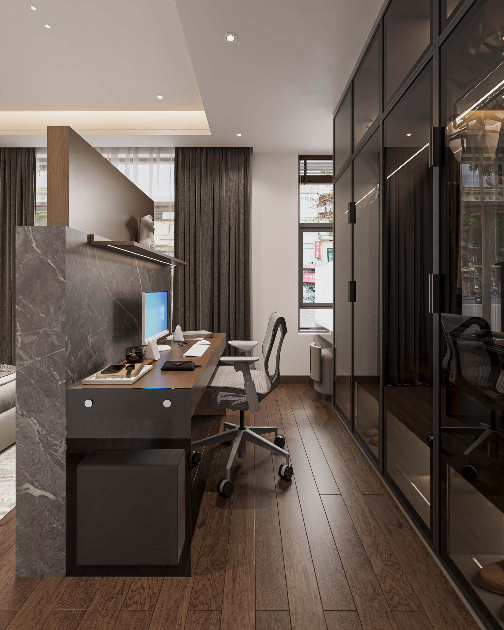 Nhà Phố 2 Tầng Chị Vy - Quảng Ngãi | Thiết Kế Kiến Trúc & Nội Thất Hiện Đại - 12 | THI CÔNG XÂY DỰNG - SẢN XUẤT, LẮP ĐẶT NỘI THẤT: NHÀ Ở, VĂN PHÒNG, KHÁCH SẠN... - GIA PHAM HOMES Design & Construction