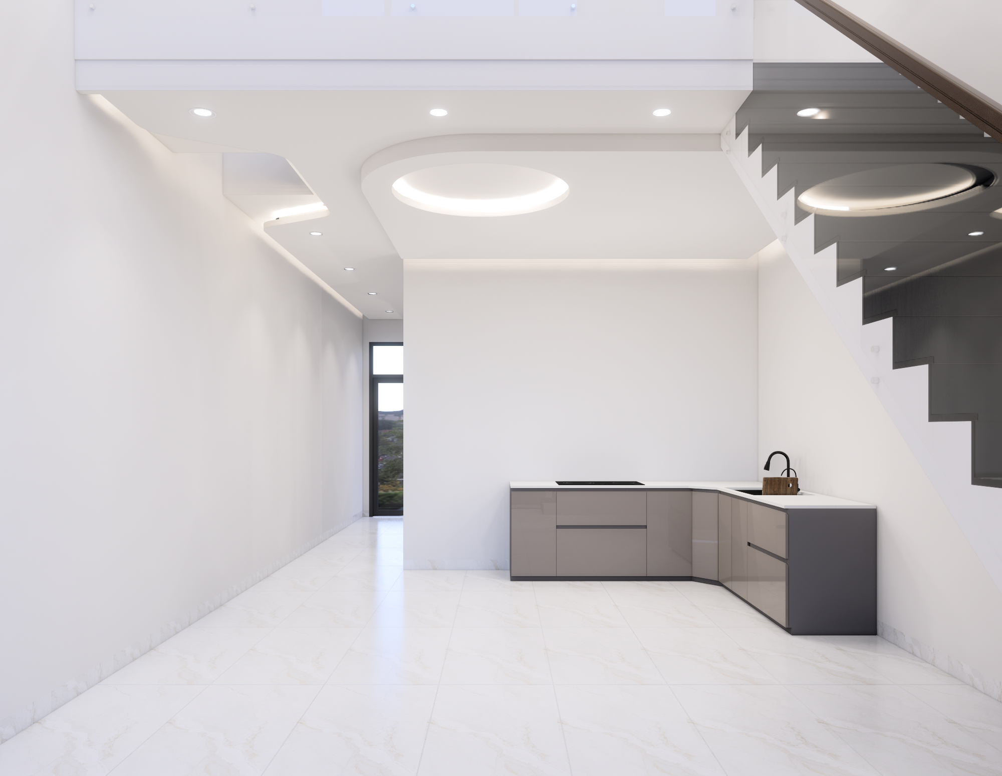 Mẫu bản vẽ thiết kế nhà phố hiện đại 2 tầng – Giải pháp đẹp, tinh gọn và dễ thi công